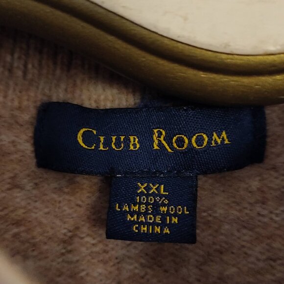 Club Room Lamb’s wool sweater Size XXL - Picture 4 of 4